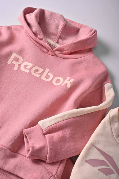 Reebok Kids' Contrast Design Sweat suit Set-2 Pcs