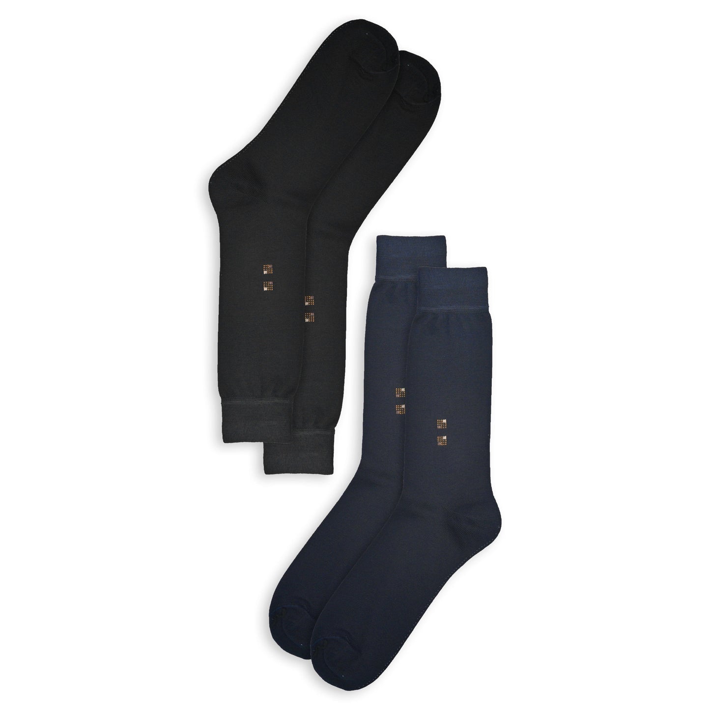 Gol Men's B&B Classic Cotton Dress Socks - Pack Of 2 Pairs Socks KHP EUR 40-44 