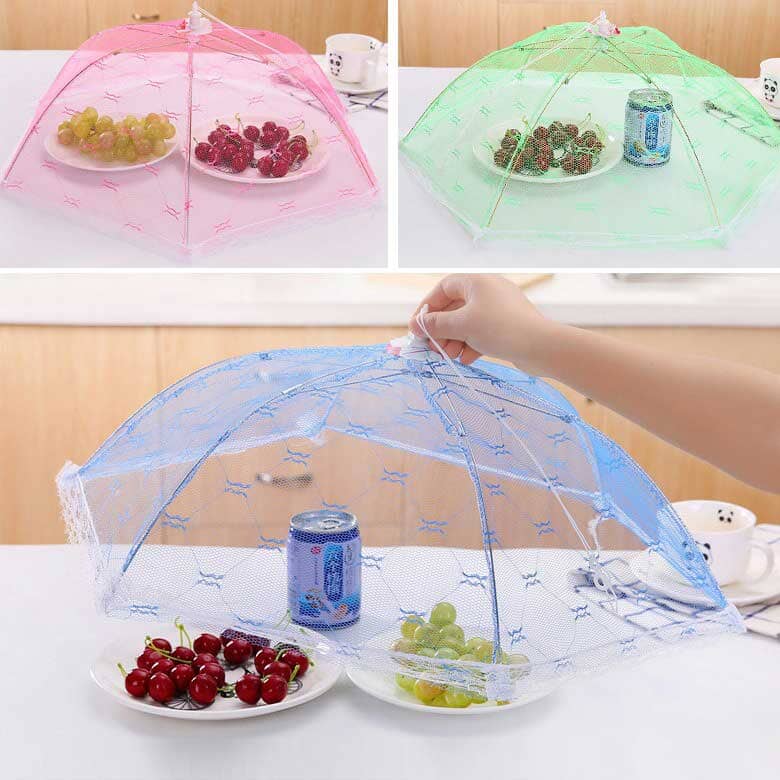 Hexagonal Umbrella Net Food Cover