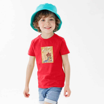 Polo Republica Boy's Wars Of The Walls Printed Tee Shirt Boy's Tee Shirt Polo Republica Red 1-2 Years 