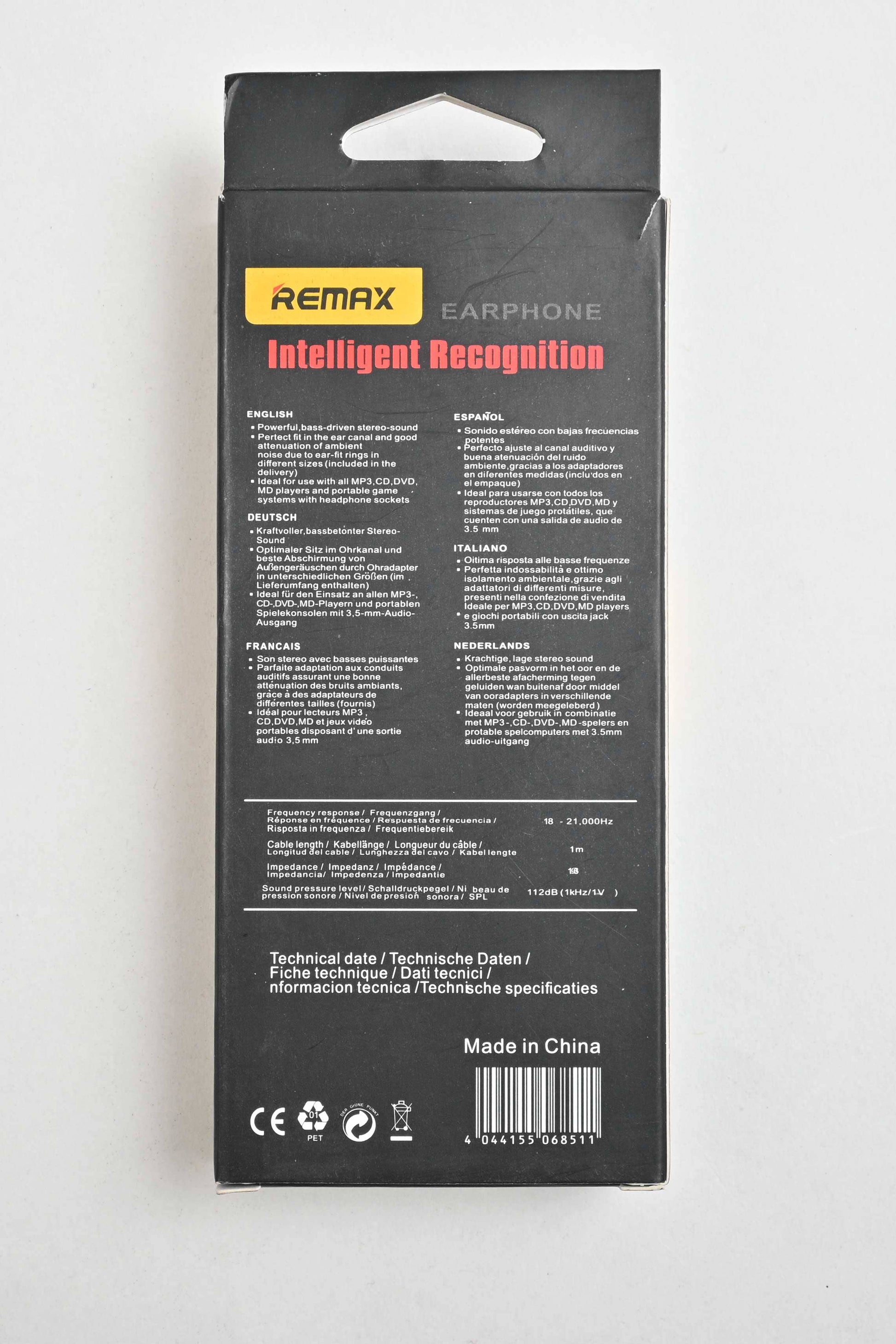 Remax Intelligent Recognition Earphone Handsfree Mobile Accessories CPUS 