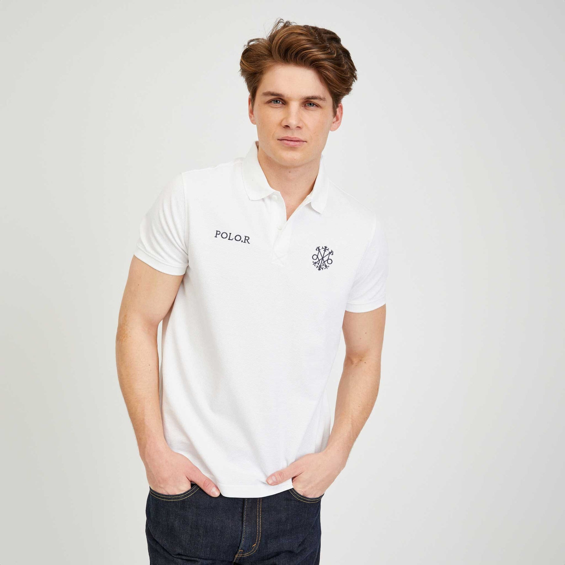 Polo Republica Men's Majestic PR Embroidered Short Sleeve Polo Shirt