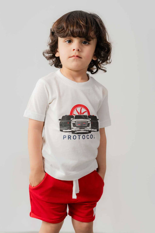 Polo Republica Boy's PakWheels Protocol Printed Tee Shirt Boy's Tee Shirt Polo Republica 