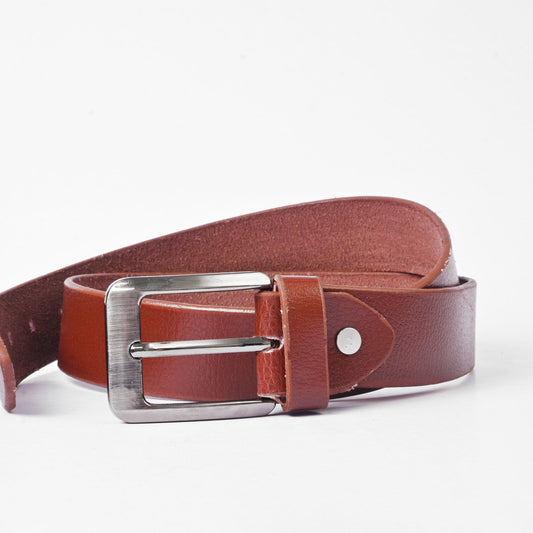 L&L Men's Volendam Genuine Leather Belt Men's Belt LNL Chocolate 30-32 