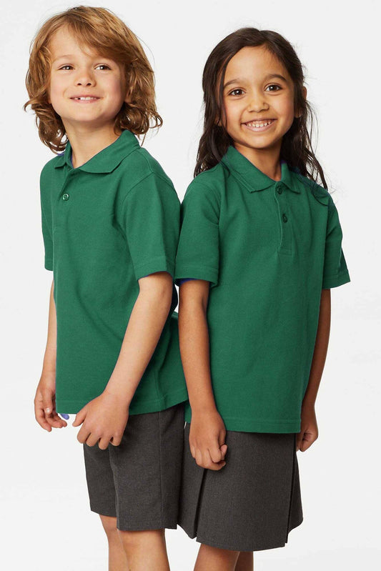 ISW Kid's Short Sleeve Pique Polo Shirt Kid's Polo Minhas Garments 