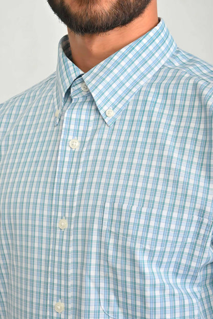 Cut Label Men's Svendborg Check Style Formal Shirt