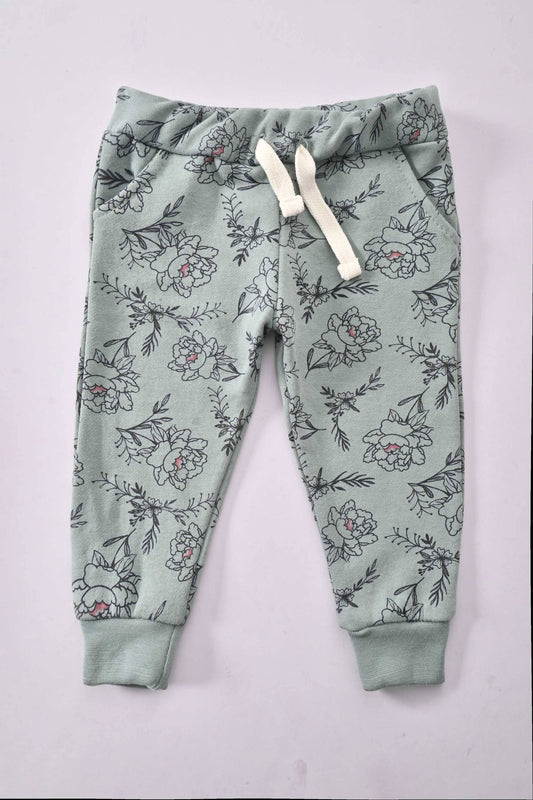 C&A Kid's Fleece Jogger pants Boy's Trousers SNR Mint Green 6-9 Months 
