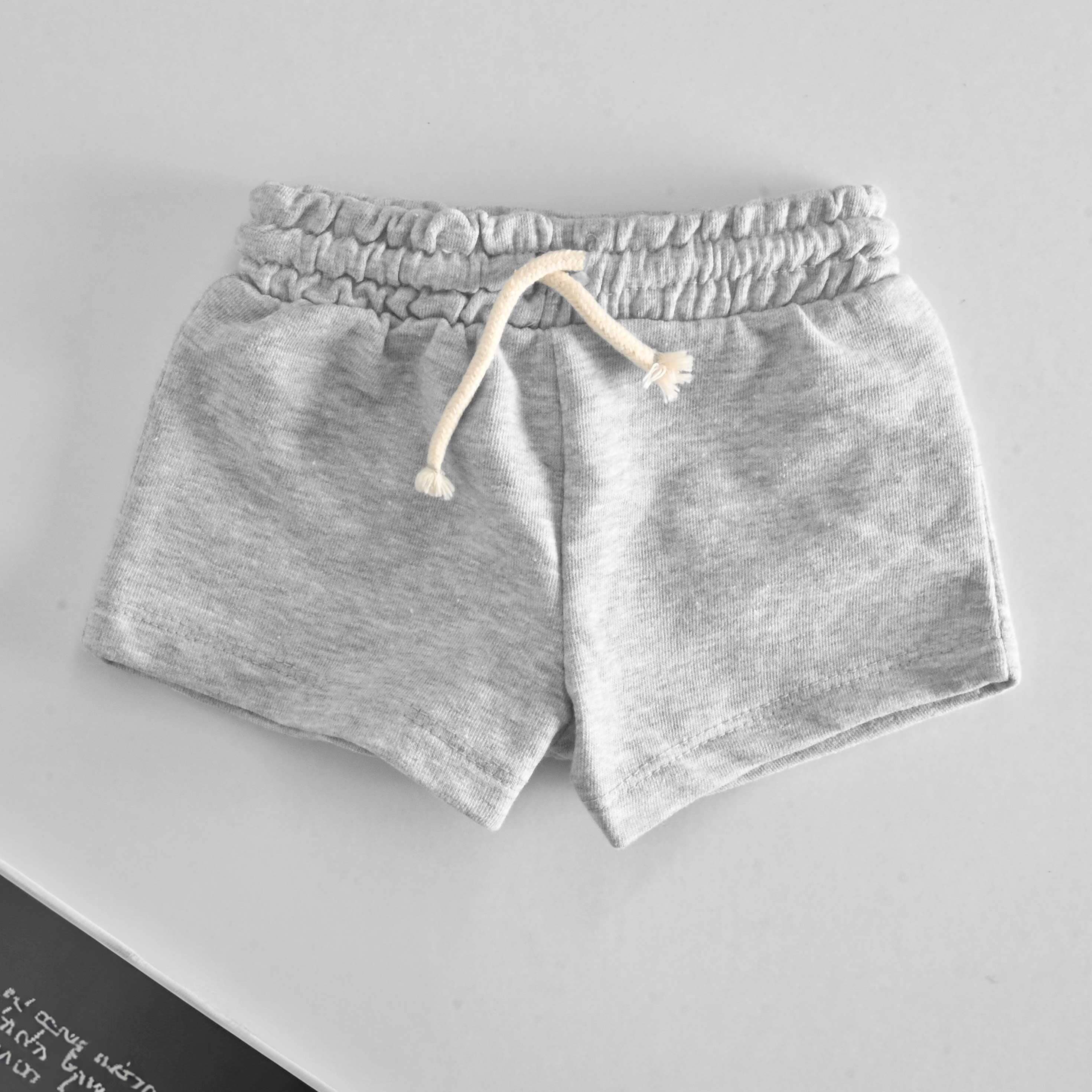 Lefties Kid's Terry Shorts Kid's Shorts SNR Heather Grey 3-6 Months 