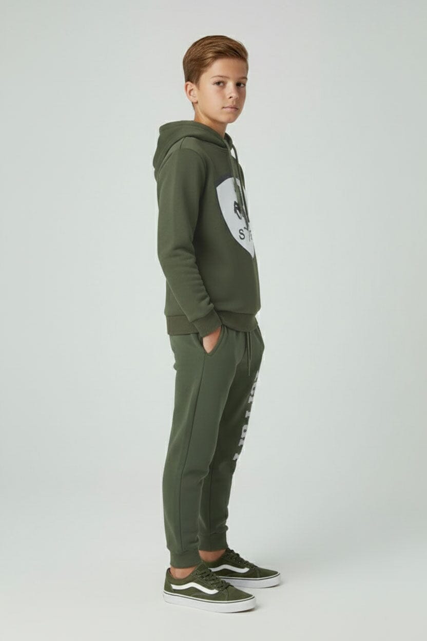 Boy's Logo Hooded Twin Set