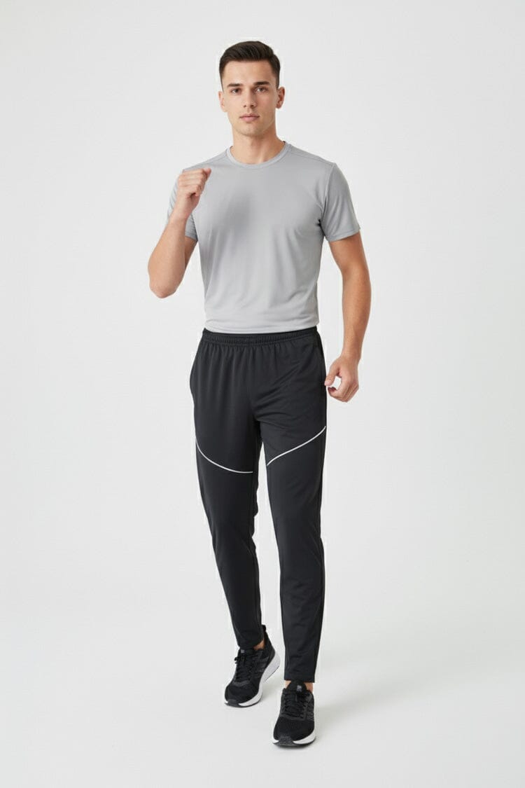 Men's Contrast Piping Activewear Trousers