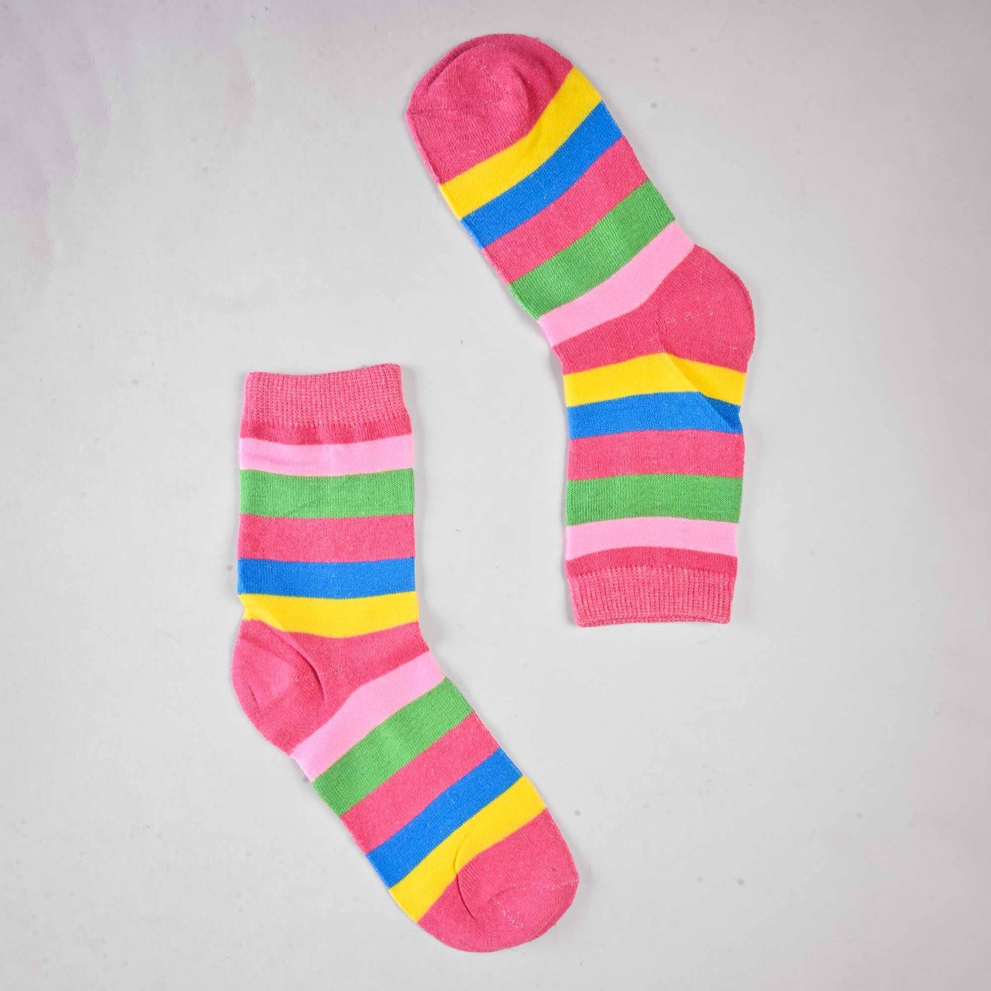 Women's Lining Style Classic Crew Socks Socks SRL Pink D1 EUR 35-40