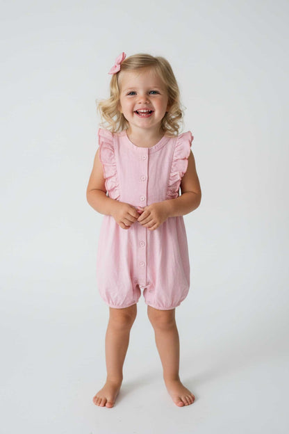 Polo Republica Girl's Frilled Romper