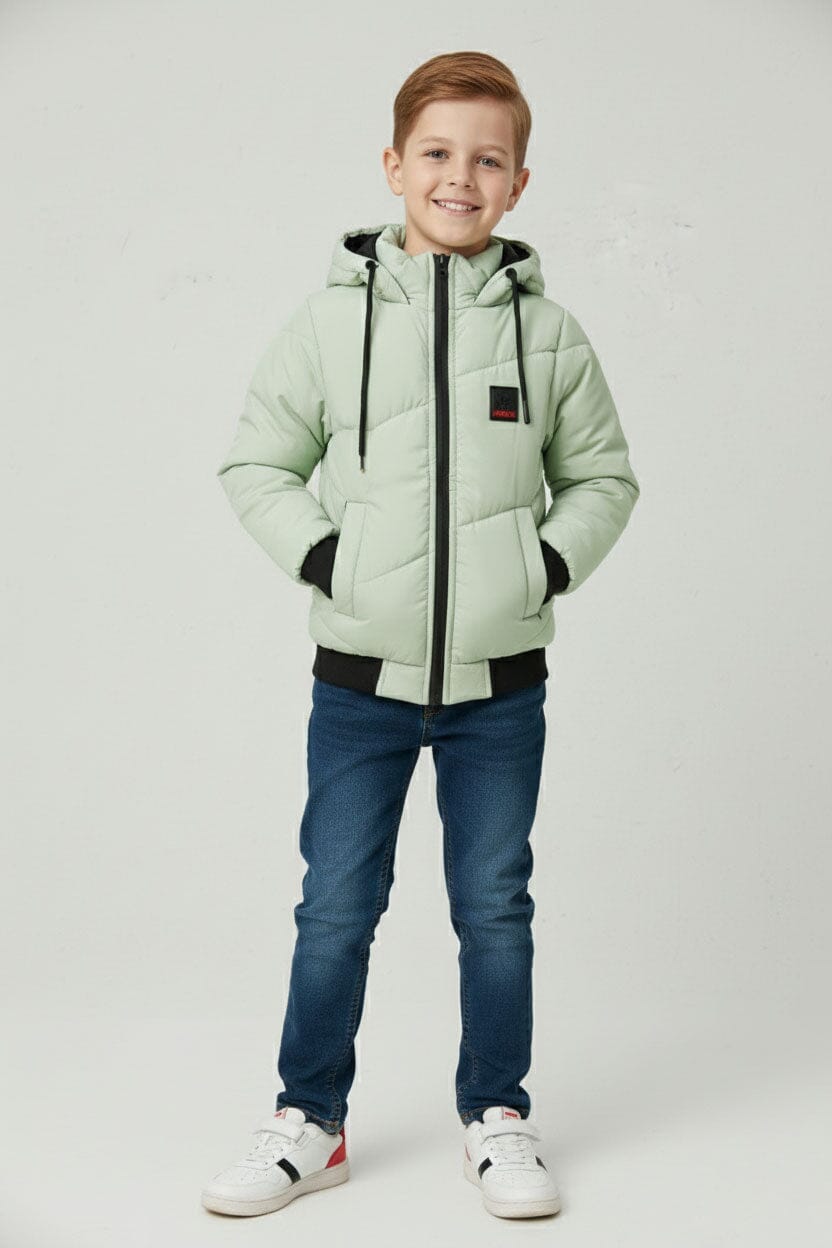 Boy's Fashion Hooded Puffer Jacket
