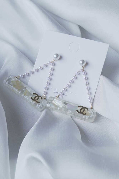 BAMNATION Double C Triangular Earrings