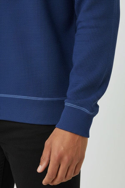 Eternity Premium Men's Waffle V-Notch Sweat Shirt