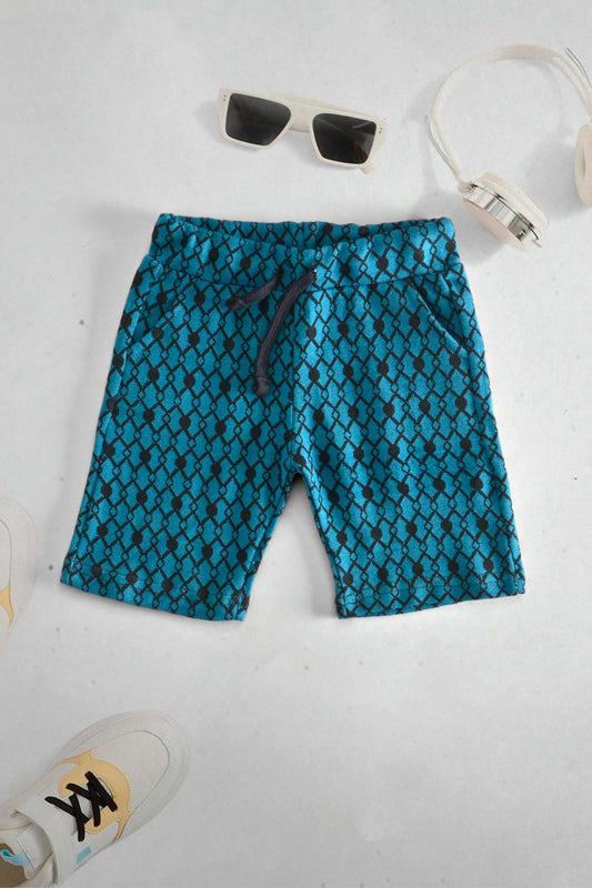 Lefties Baby Kids Recife Printed Design Terry Shorts