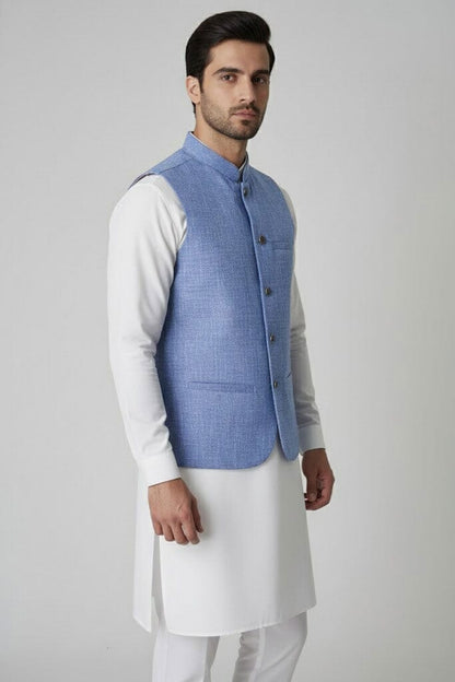 Ali Baba Men's Textured Premium Waistcoat