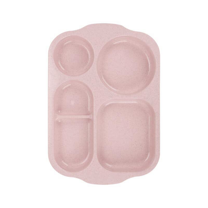 Wheat Household Large Capacity Thickened Five Grid Plate