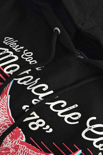 Archer & Finch Men's West Coast Printed Fleece Pullover Hoodie