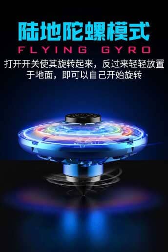 360° Rotating LED Flying Drone