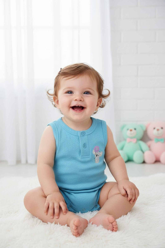 Polo Republica Henley Baby Romper