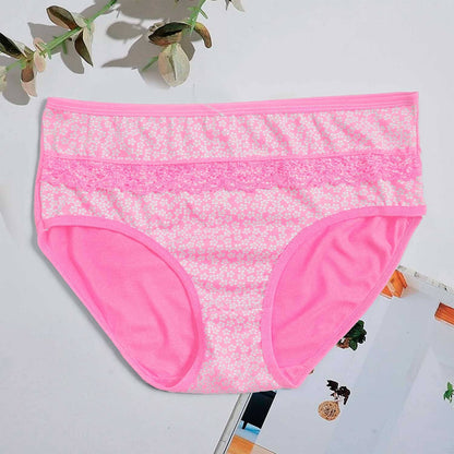 Yindanya Women's Floral Pattern Underwear Panties Women's Lingerie SRL Pink 28-34 