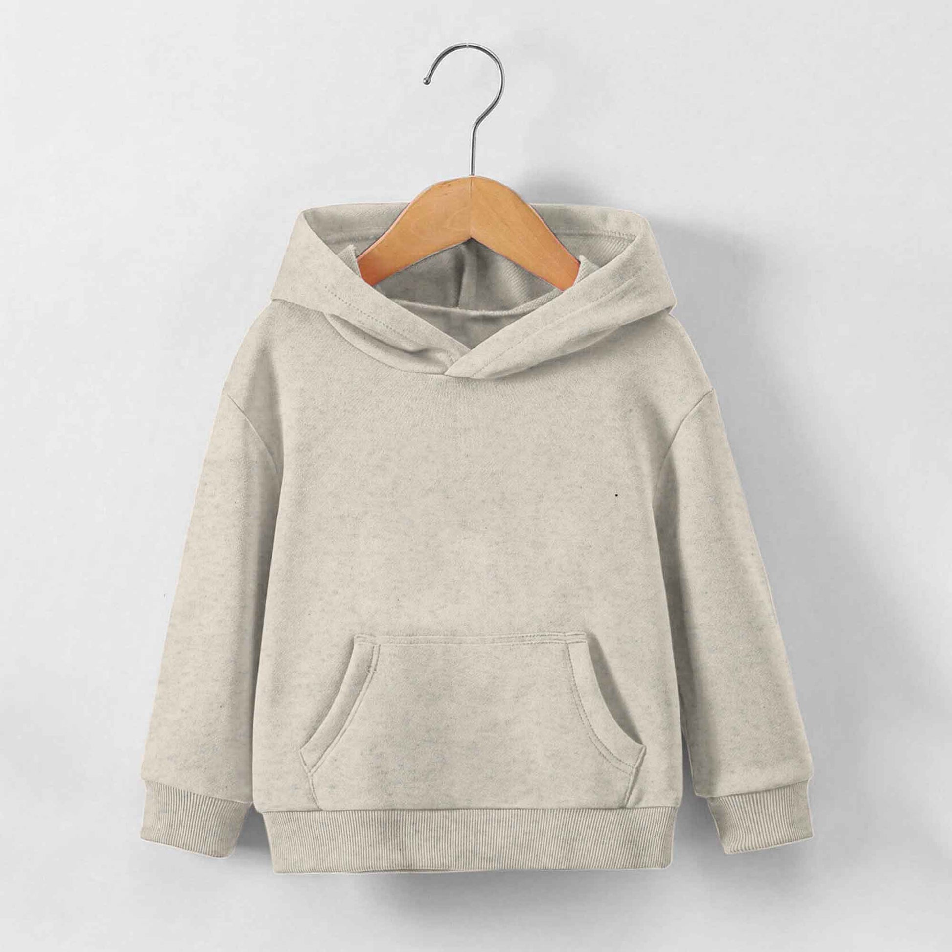 Rabbit Skins Boy's Solid Pullover Hoodie Boy's Pullover Hoodie SNR Oatmeal XS (8-9 Years) 