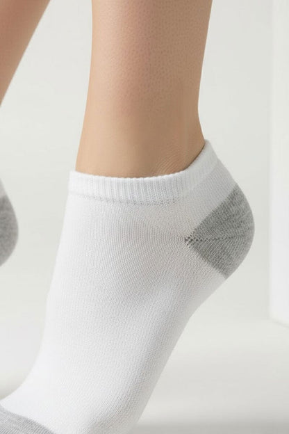 Janina Women's Contrast Ankle Socks - Pack Of 3