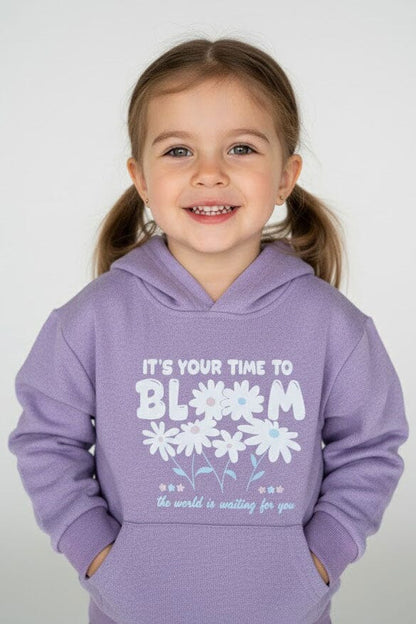 Baby Club Girl's Bloom Pullover Hoodie