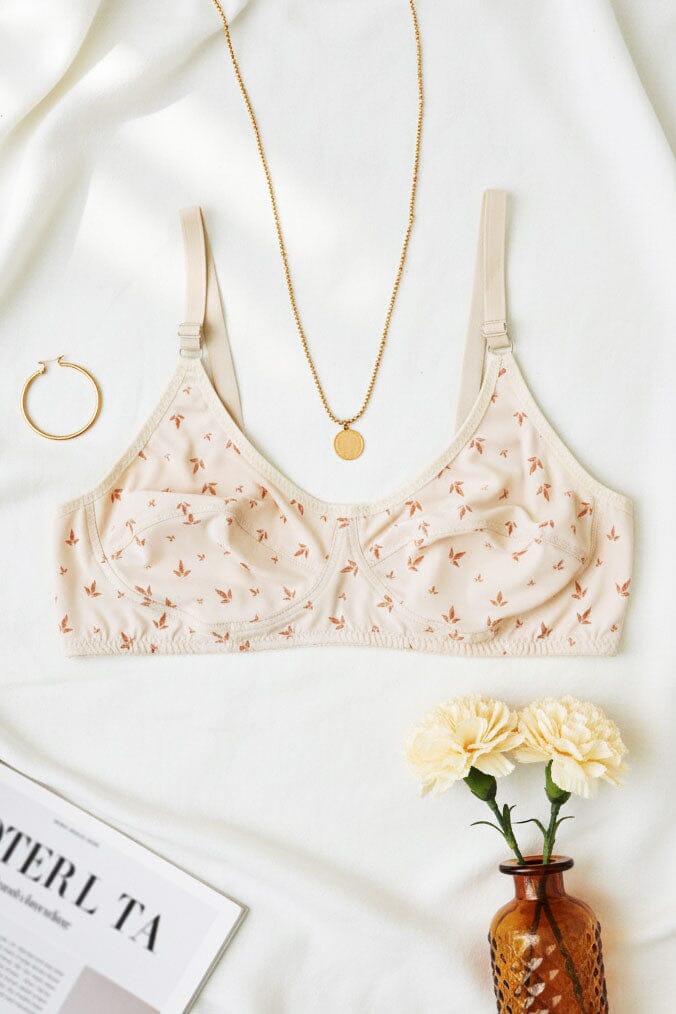 Women's Masim Leaf Stretchable Bra