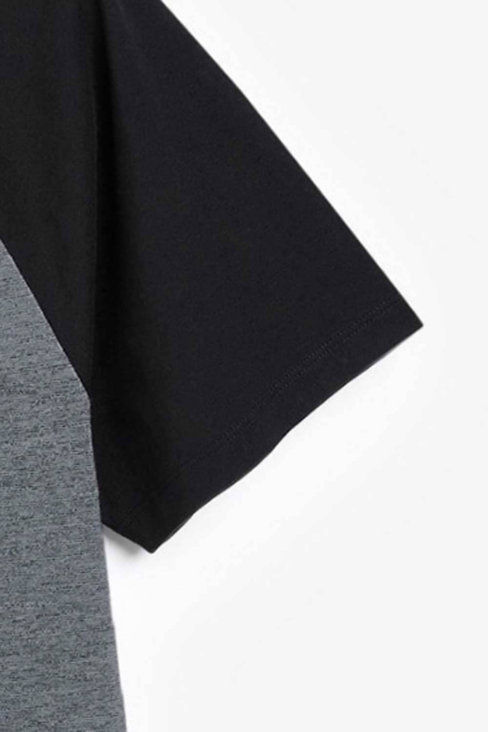 Big Sizes Men's Raglan Sleeve Tee Shirt