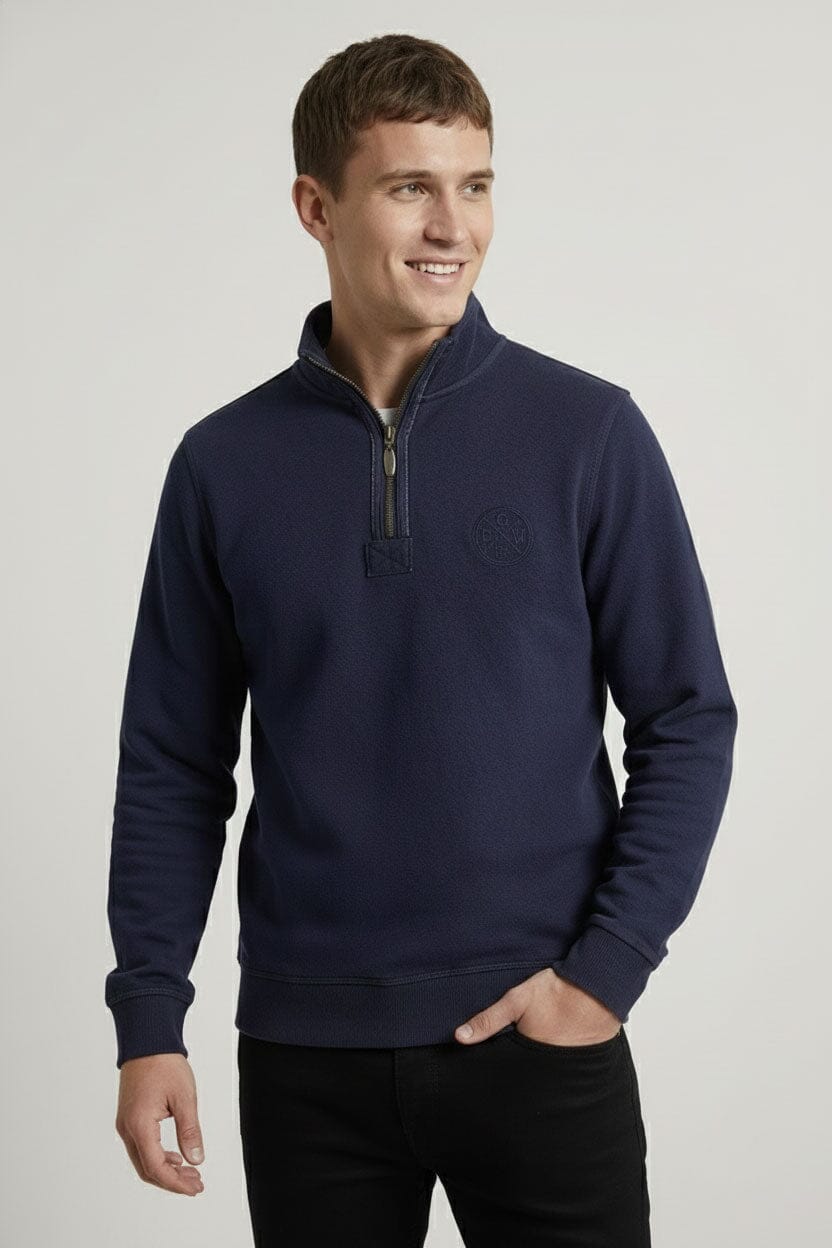 Men's Terry Quarter Zipper Sweatshirt