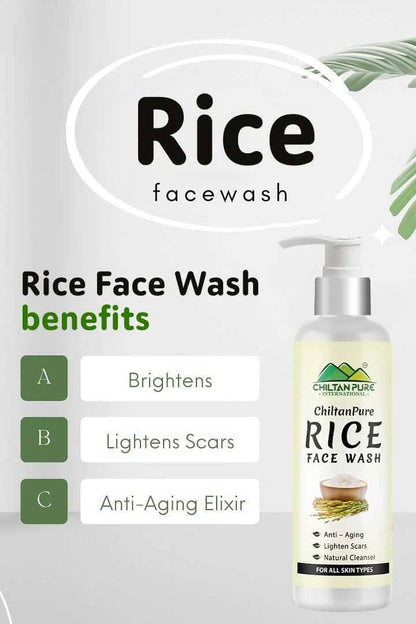 Chiltan Pure Rice Face Wash - 150ml
