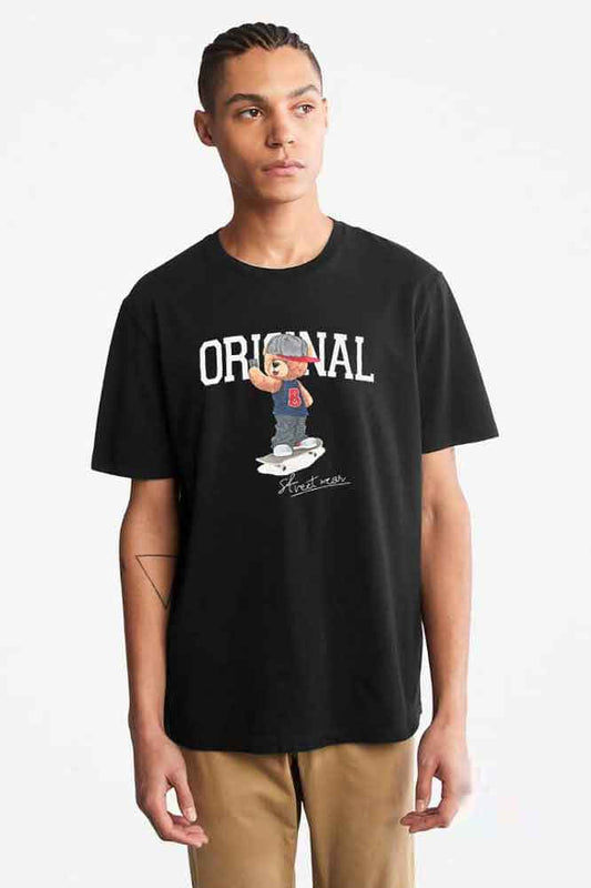 Polo Republica Men's Original Bear Printed Short Sleeve Tee Shirt