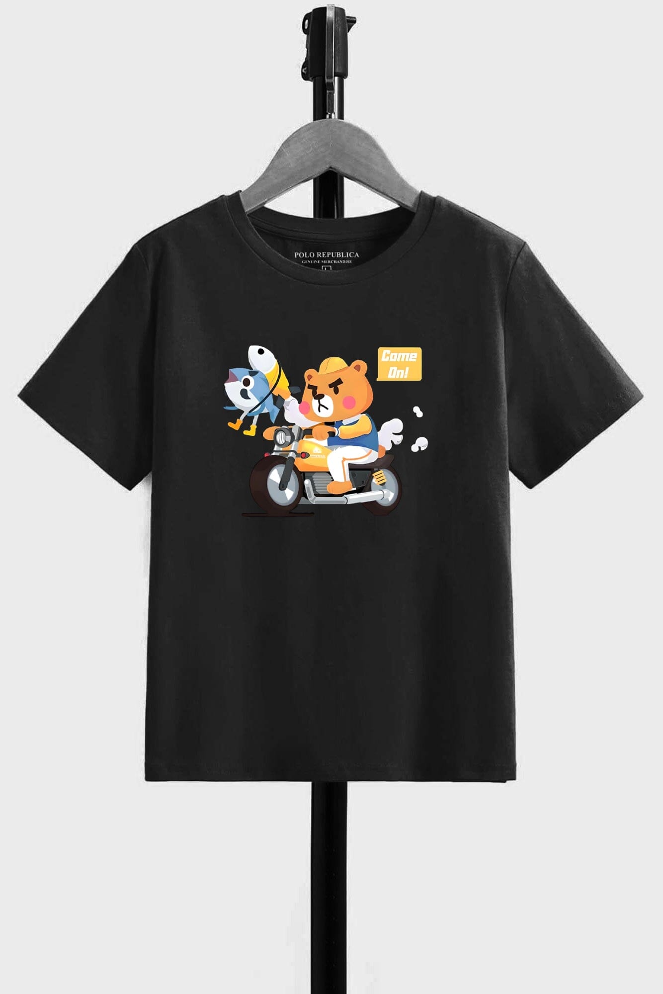 Polo Republica Boy's Bear & Fish Printed Tee Shirt Boy's Tee Shirt Polo Republica 