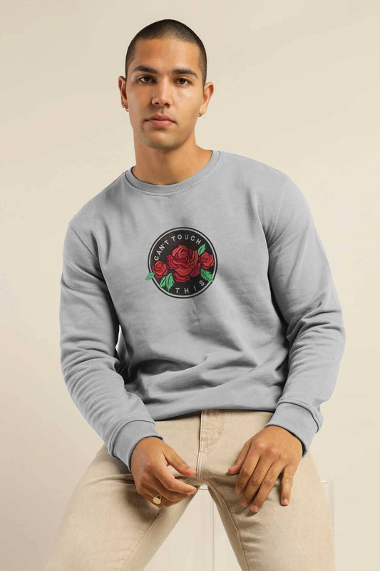 Polo Republica Men's Can't Touch Embroidered Fleece Sweat Shirt Men's Sweat Shirt Polo Republica 
