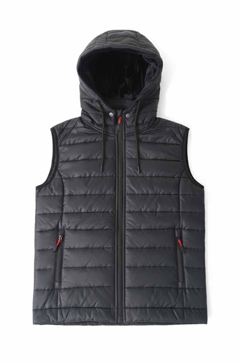 Men's Detachable Hooded Puffer Gilet