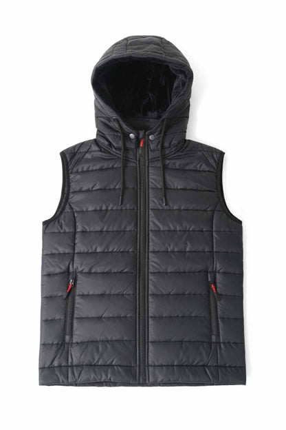 Men's Detachable Hooded Puffer Gilet