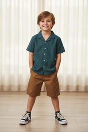 Styles Republic Boy's Basic Premium Casual Shirt