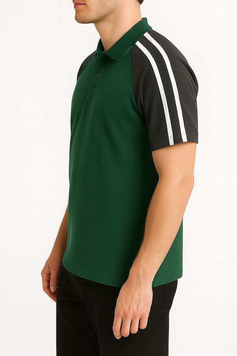 Bottle Green & Black