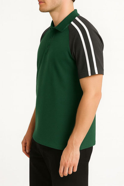 Bottle Green & Black