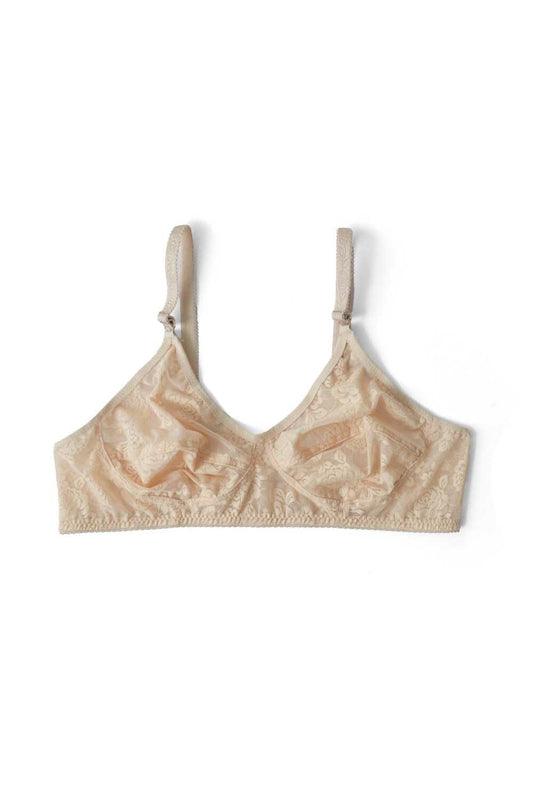 Meidian Women's Floral Net Bra