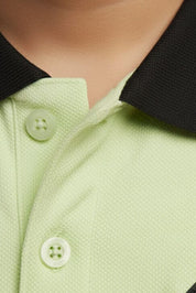 Styles Republic Boy's Reflective Striped Polo Shirt