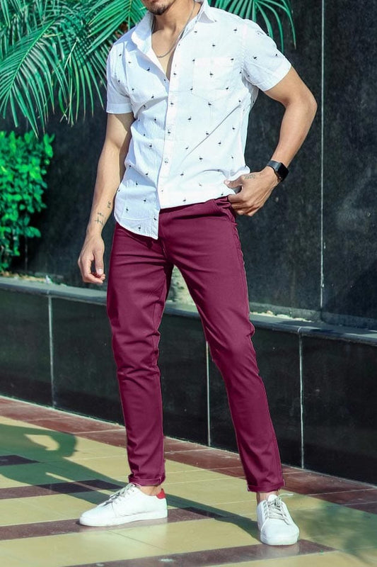 Elite Edge Men's Slim Fit Chino Pants