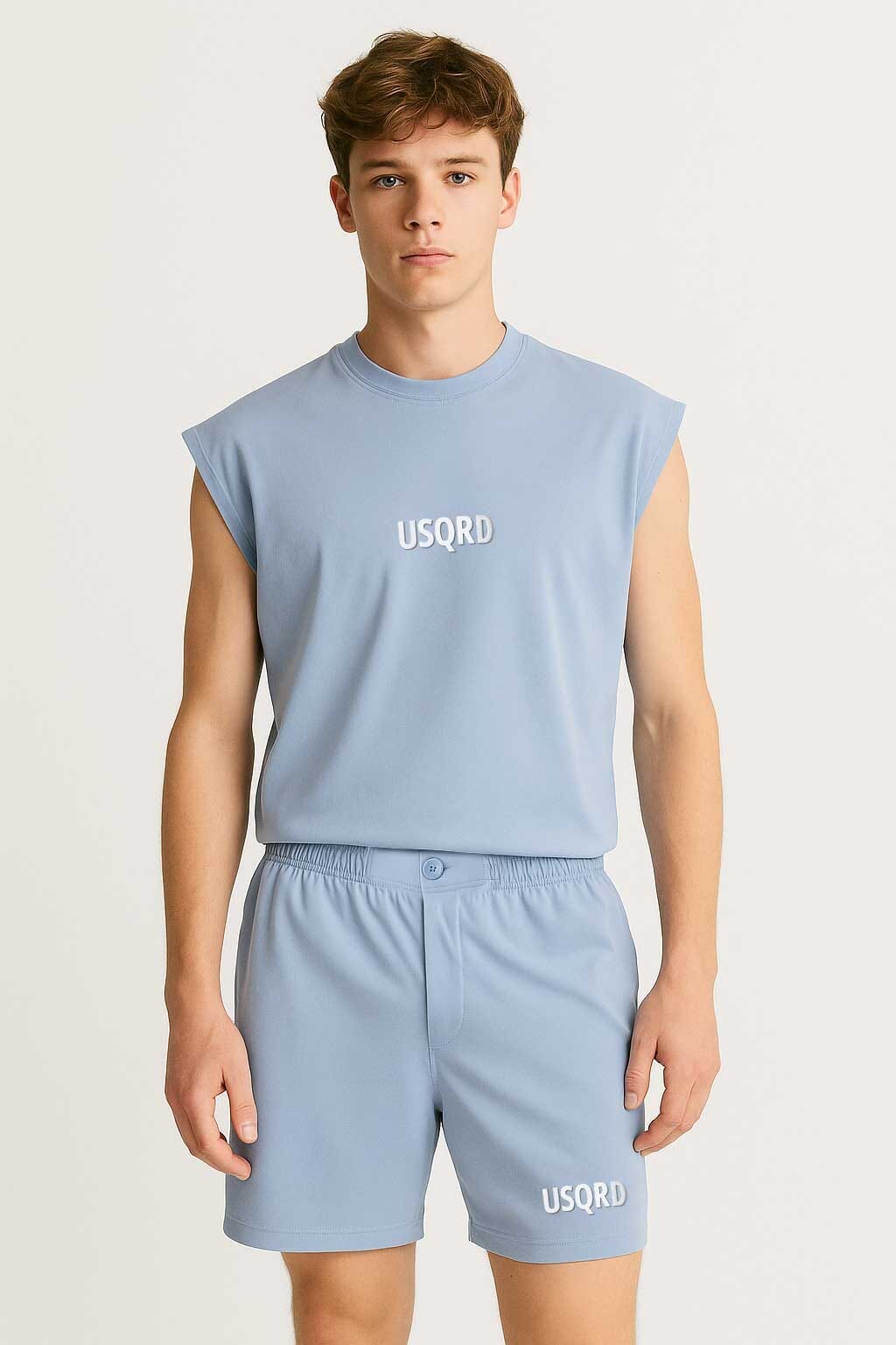 USQUARED Men's Four-Way Stretch Activewear Twin Set