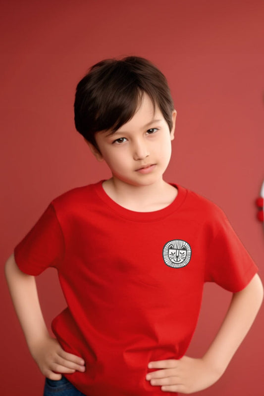 Polo Republica Boy's Lion Printed Tee Shirt