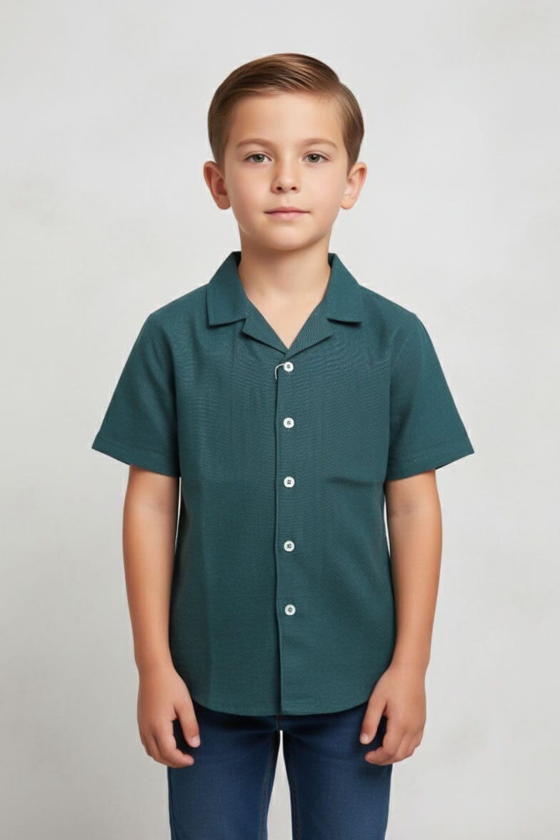Styles Republic Boy's Basic Premium Casual Shirt