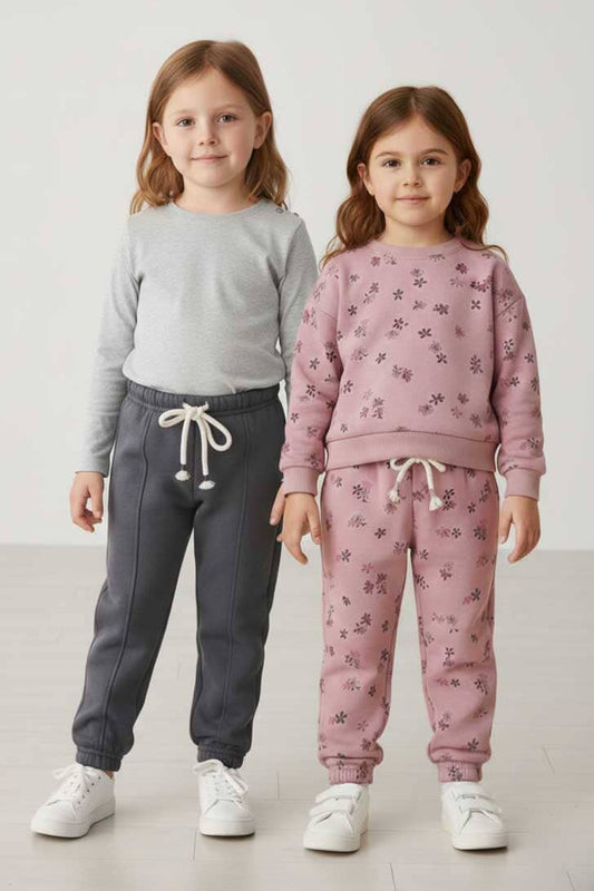 LFT Kid's Pintuck Fleece Sweatpants - Pack of 2