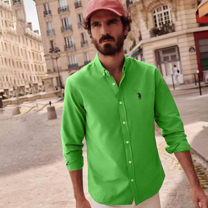 Polo Republica Men's Essentials Knitted Casual Shirt Men's Casual Shirt Polo Republica Green S 