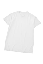 Prime Men's Reglan Sleeve Solid Design Minor Fault Tee Shirt Men's Tee Shirt Image White XS 